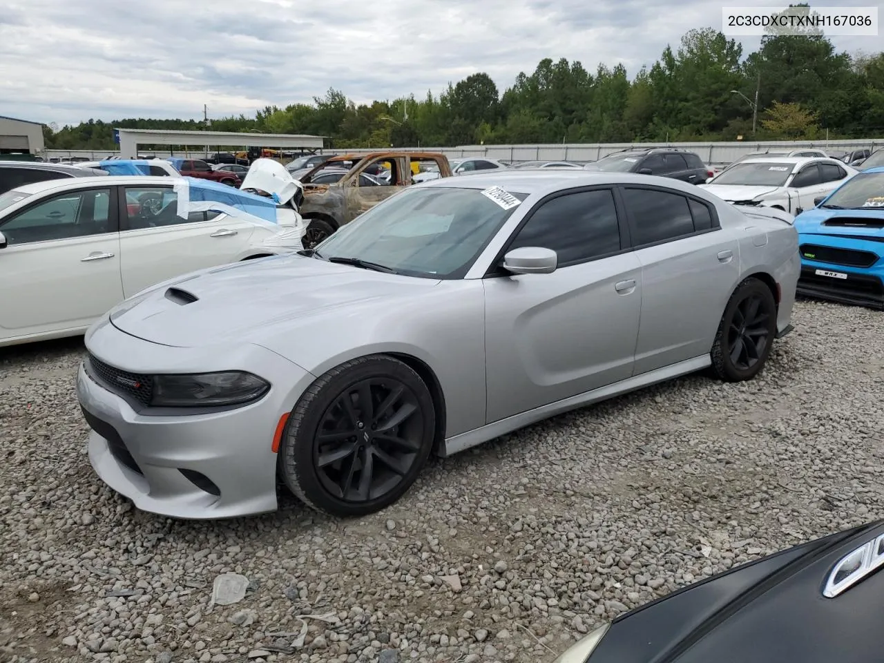 2022 Dodge Charger R/T VIN: 2C3CDXCTXNH167036 Lot: 72790444