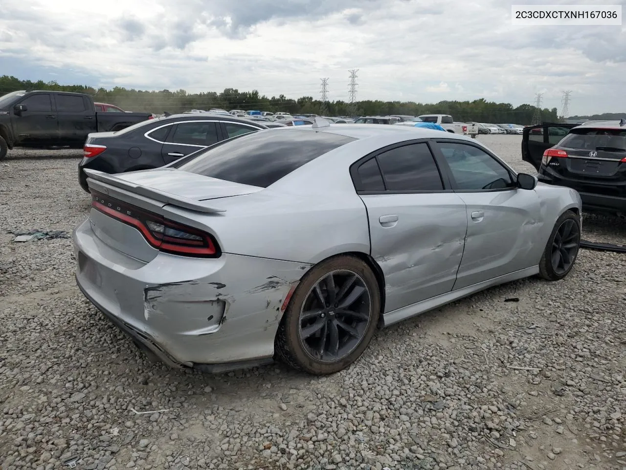 2022 Dodge Charger R/T VIN: 2C3CDXCTXNH167036 Lot: 72790444