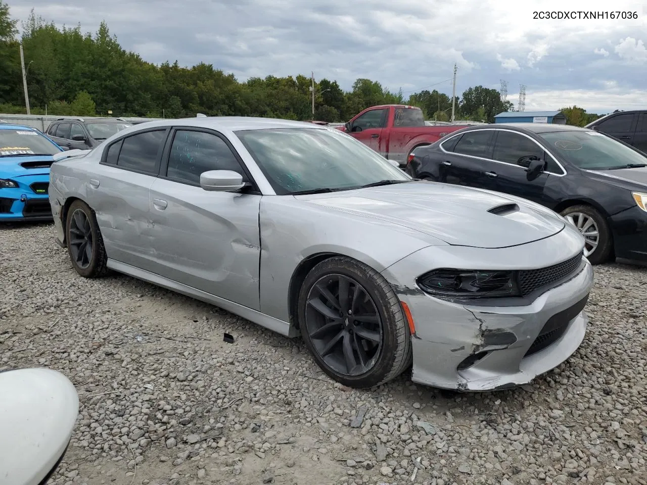 2022 Dodge Charger R/T VIN: 2C3CDXCTXNH167036 Lot: 72790444