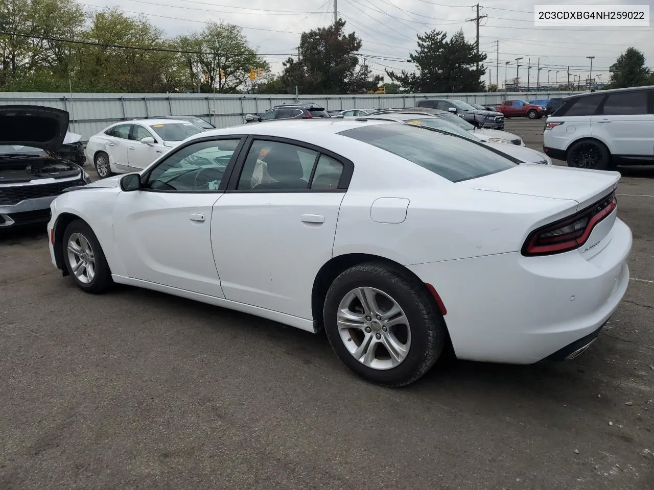 2022 Dodge Charger Sxt VIN: 2C3CDXBG4NH259022 Lot: 72852984