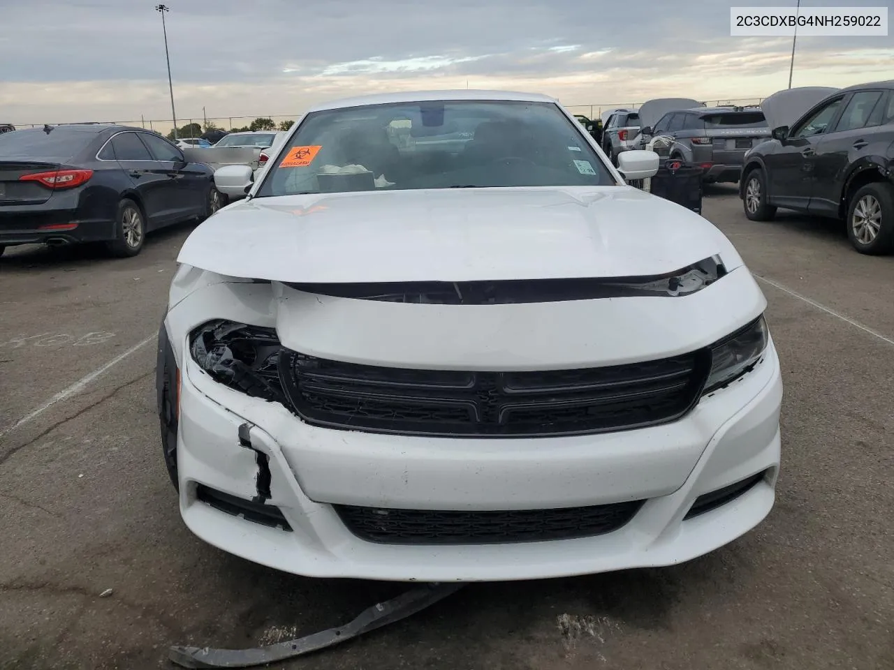 2022 Dodge Charger Sxt VIN: 2C3CDXBG4NH259022 Lot: 72852984