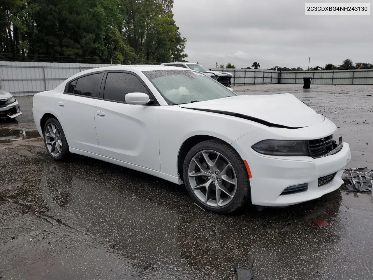 2022 Dodge Charger Sxt VIN: 2C3CDXBG4NH243130 Lot: 72901914