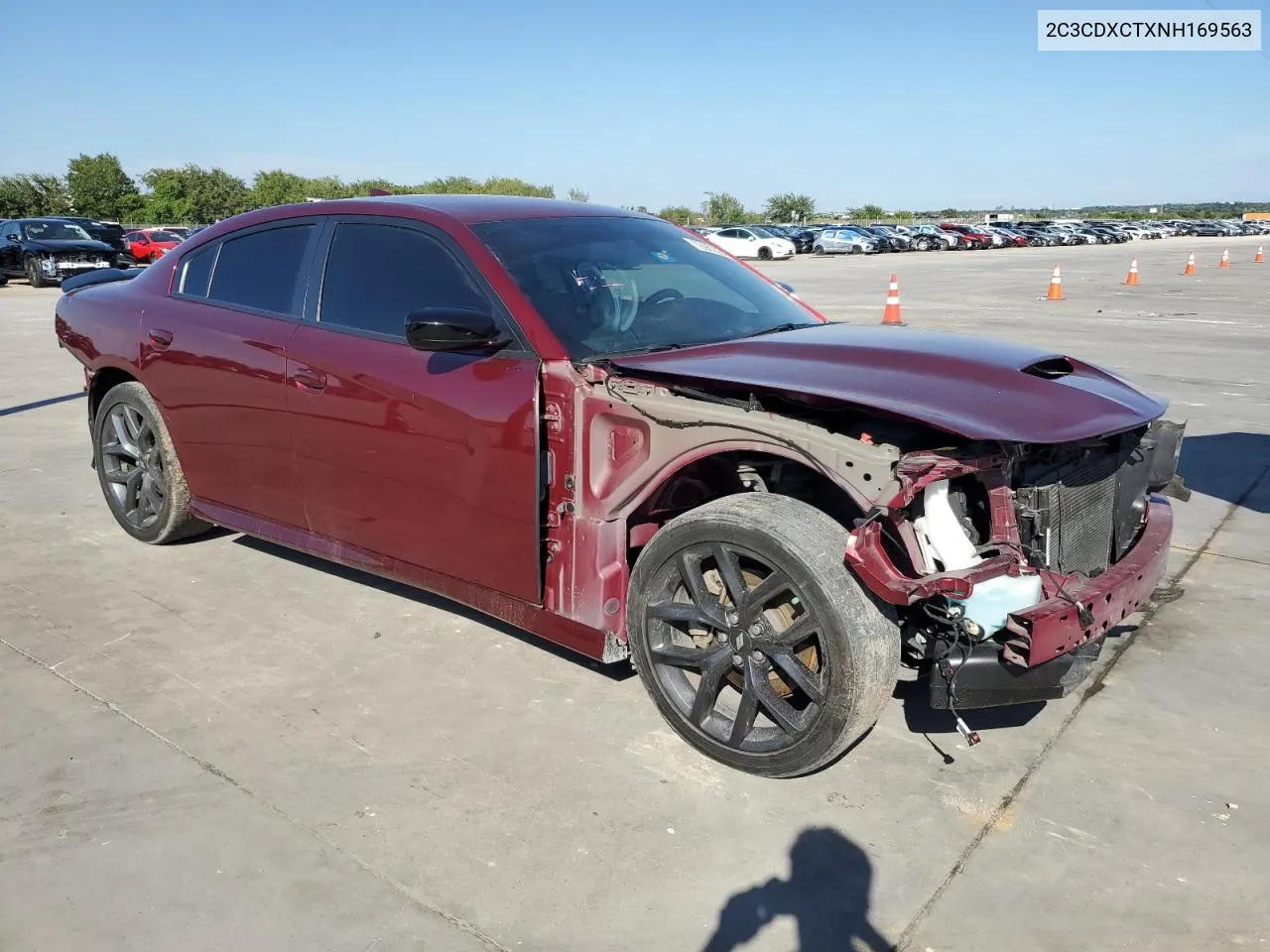 2022 Dodge Charger R/T VIN: 2C3CDXCTXNH169563 Lot: 72952834