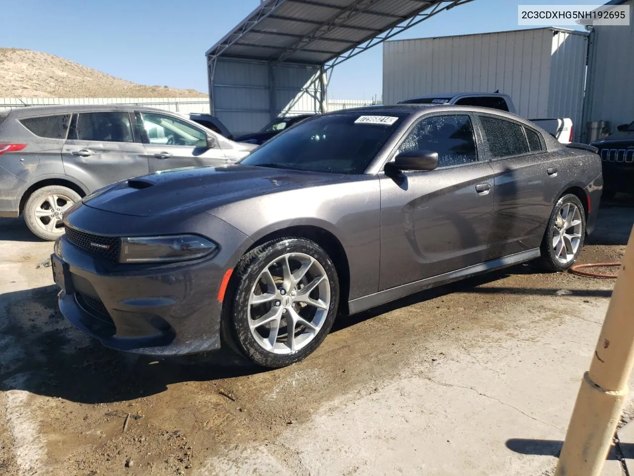 2022 Dodge Charger Gt VIN: 2C3CDXHG5NH192695 Lot: 72968214