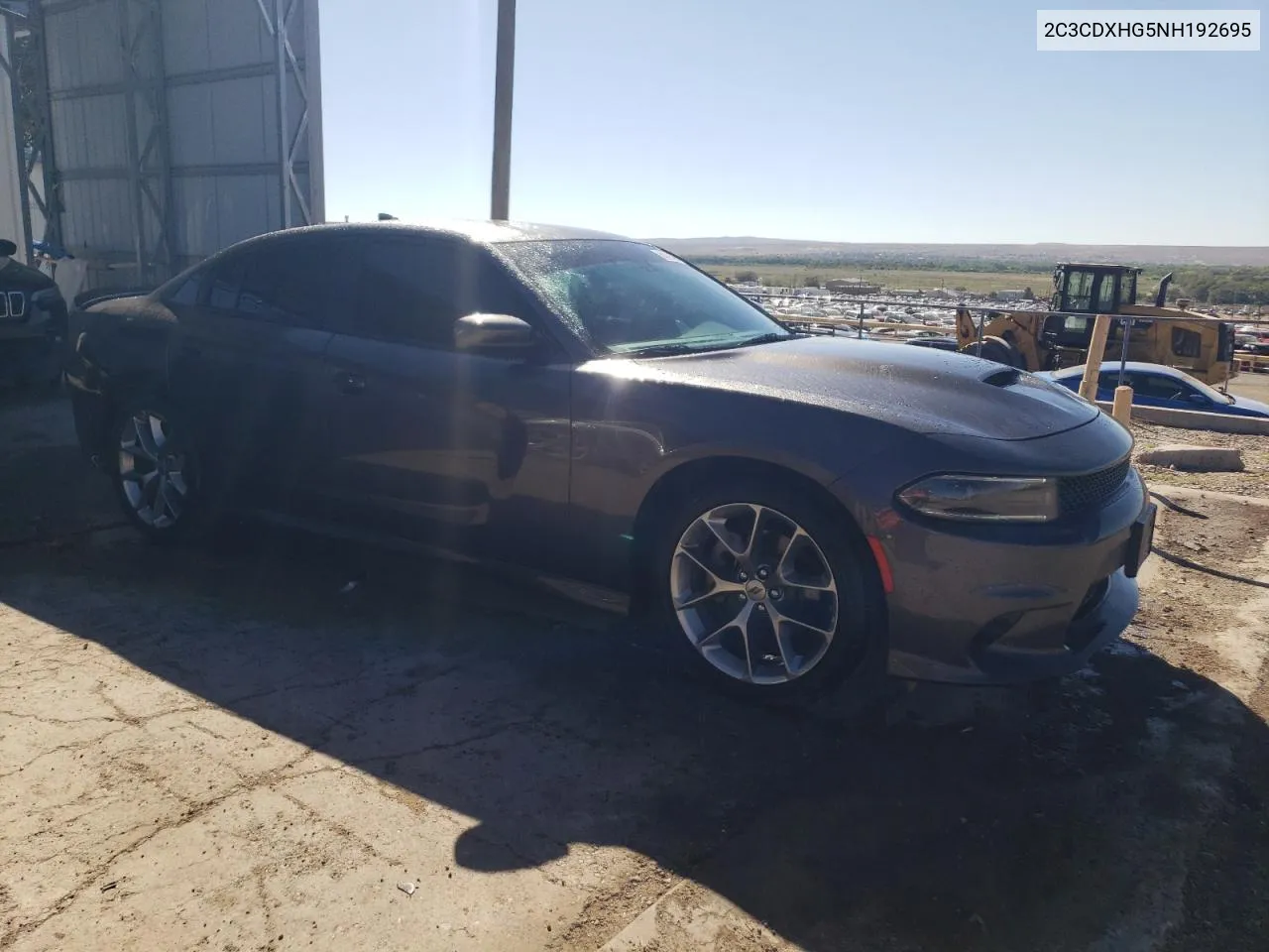 2022 Dodge Charger Gt VIN: 2C3CDXHG5NH192695 Lot: 72968214