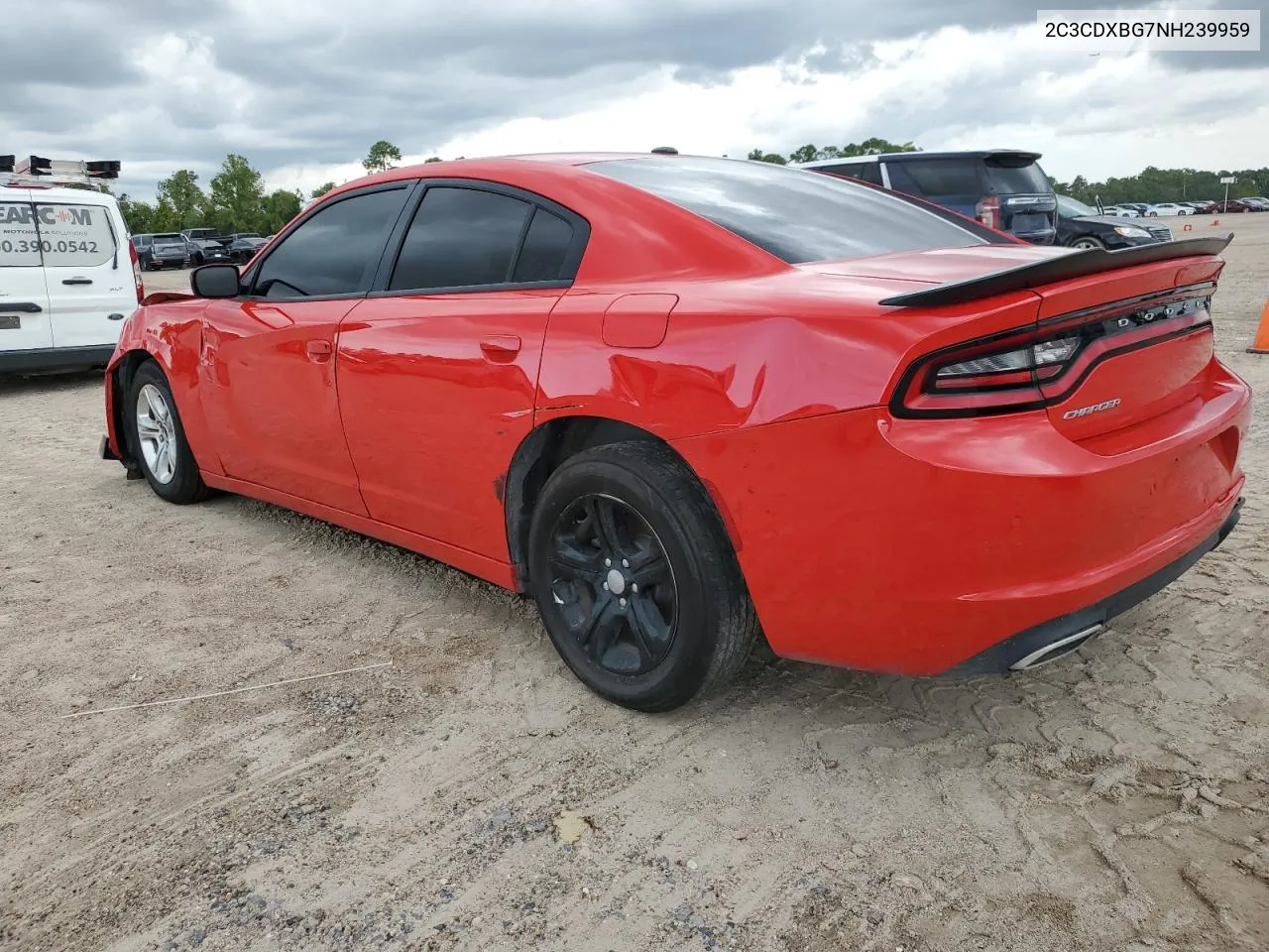 2022 Dodge Charger Sxt VIN: 2C3CDXBG7NH239959 Lot: 72975354