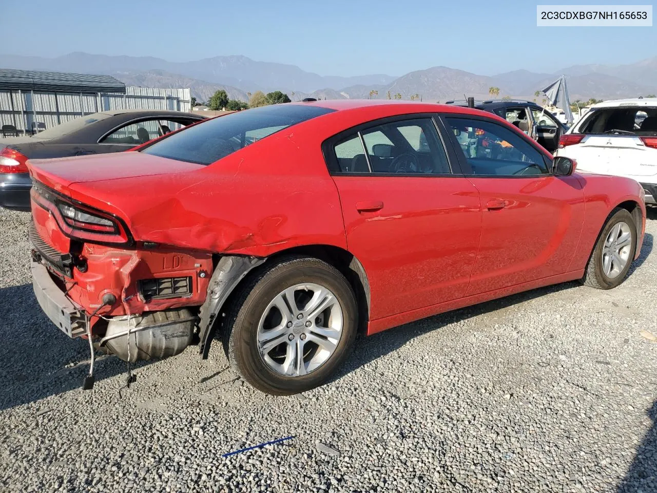 2022 Dodge Charger Sxt VIN: 2C3CDXBG7NH165653 Lot: 73156114