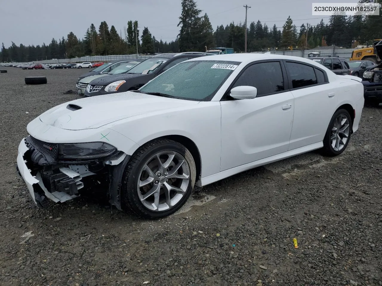 2022 Dodge Charger Gt VIN: 2C3CDXHG9NH182557 Lot: 73222814