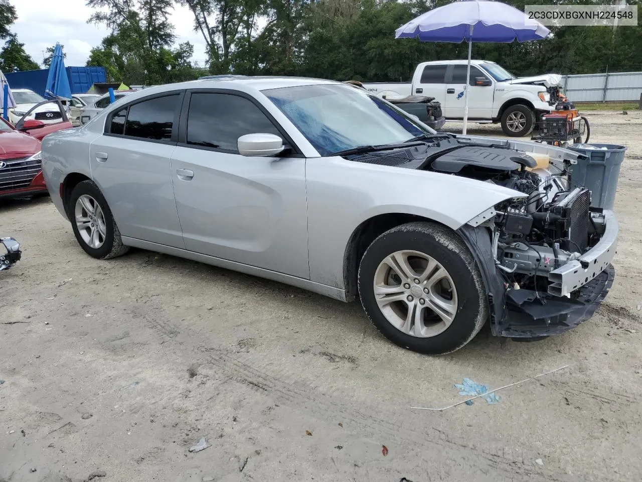 2022 Dodge Charger Sxt VIN: 2C3CDXBGXNH224548 Lot: 73282664