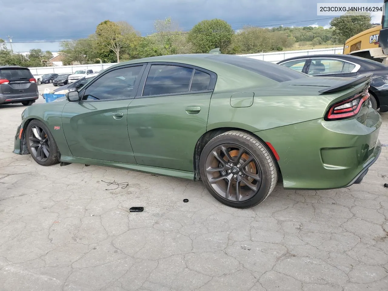 2022 Dodge Charger Scat Pack VIN: 2C3CDXGJ4NH166294 Lot: 73712024