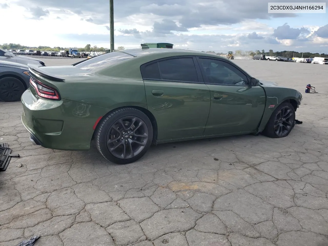 2022 Dodge Charger Scat Pack VIN: 2C3CDXGJ4NH166294 Lot: 73712024