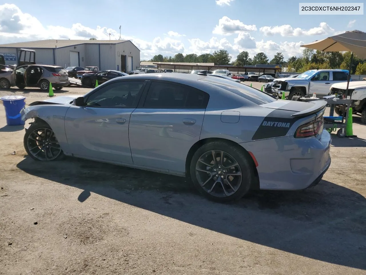 2022 Dodge Charger R/T VIN: 2C3CDXCT6NH202347 Lot: 73868434