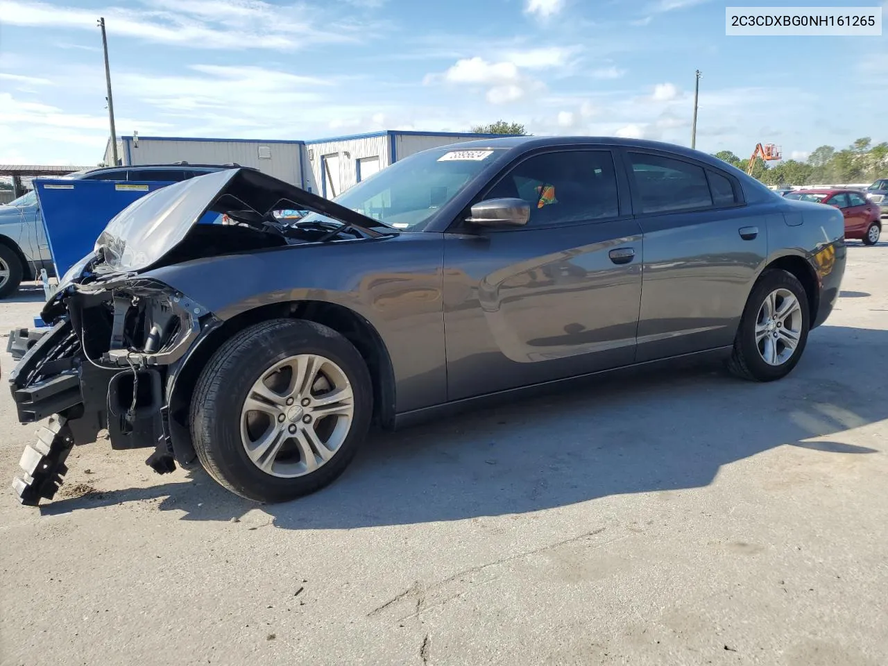 2022 Dodge Charger Sxt VIN: 2C3CDXBG0NH161265 Lot: 73895624