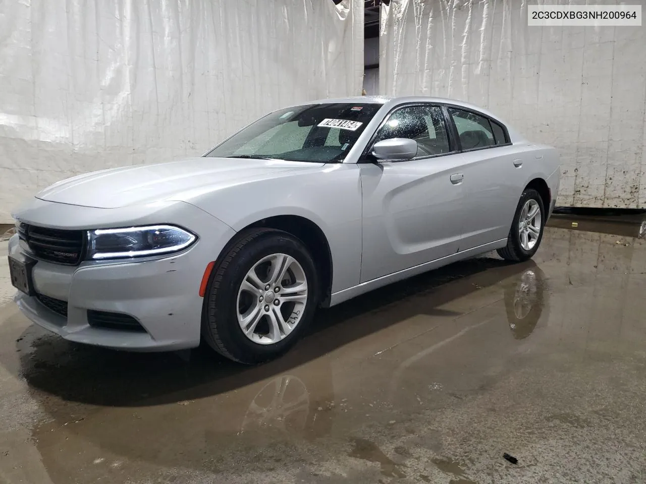 2022 Dodge Charger Sxt VIN: 2C3CDXBG3NH200964 Lot: 74041464