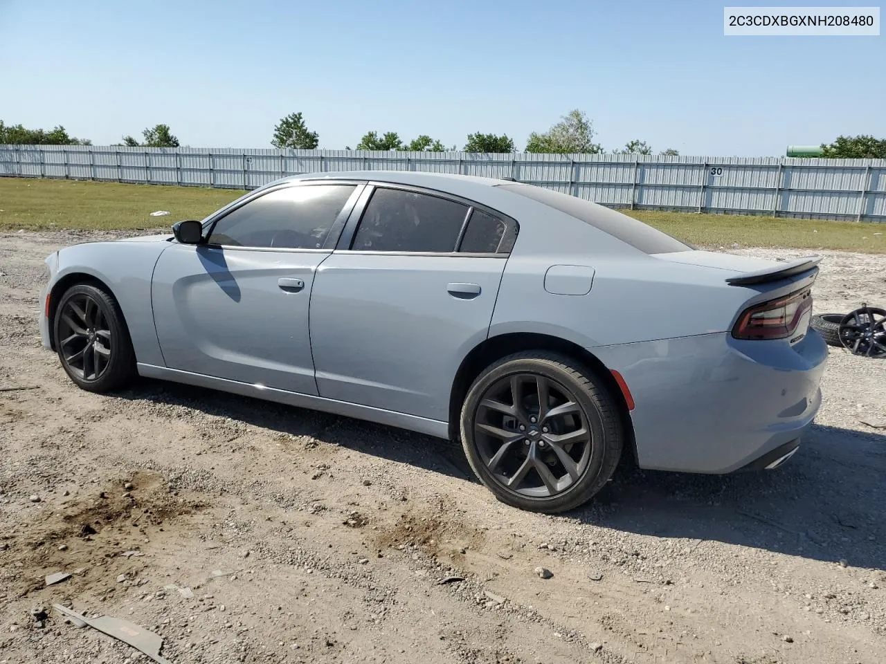 2022 Dodge Charger Sxt VIN: 2C3CDXBGXNH208480 Lot: 75010084