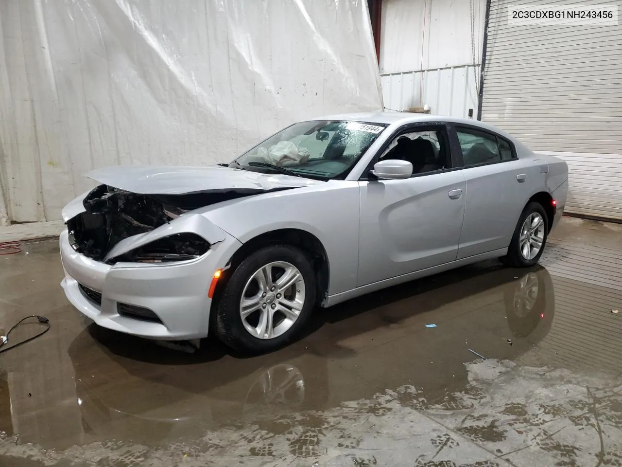 2022 Dodge Charger Sxt VIN: 2C3CDXBG1NH243456 Lot: 75251944