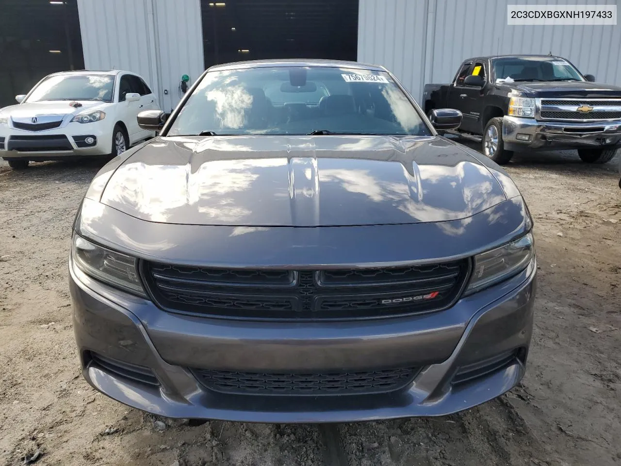 2022 Dodge Charger Sxt VIN: 2C3CDXBGXNH197433 Lot: 75679624