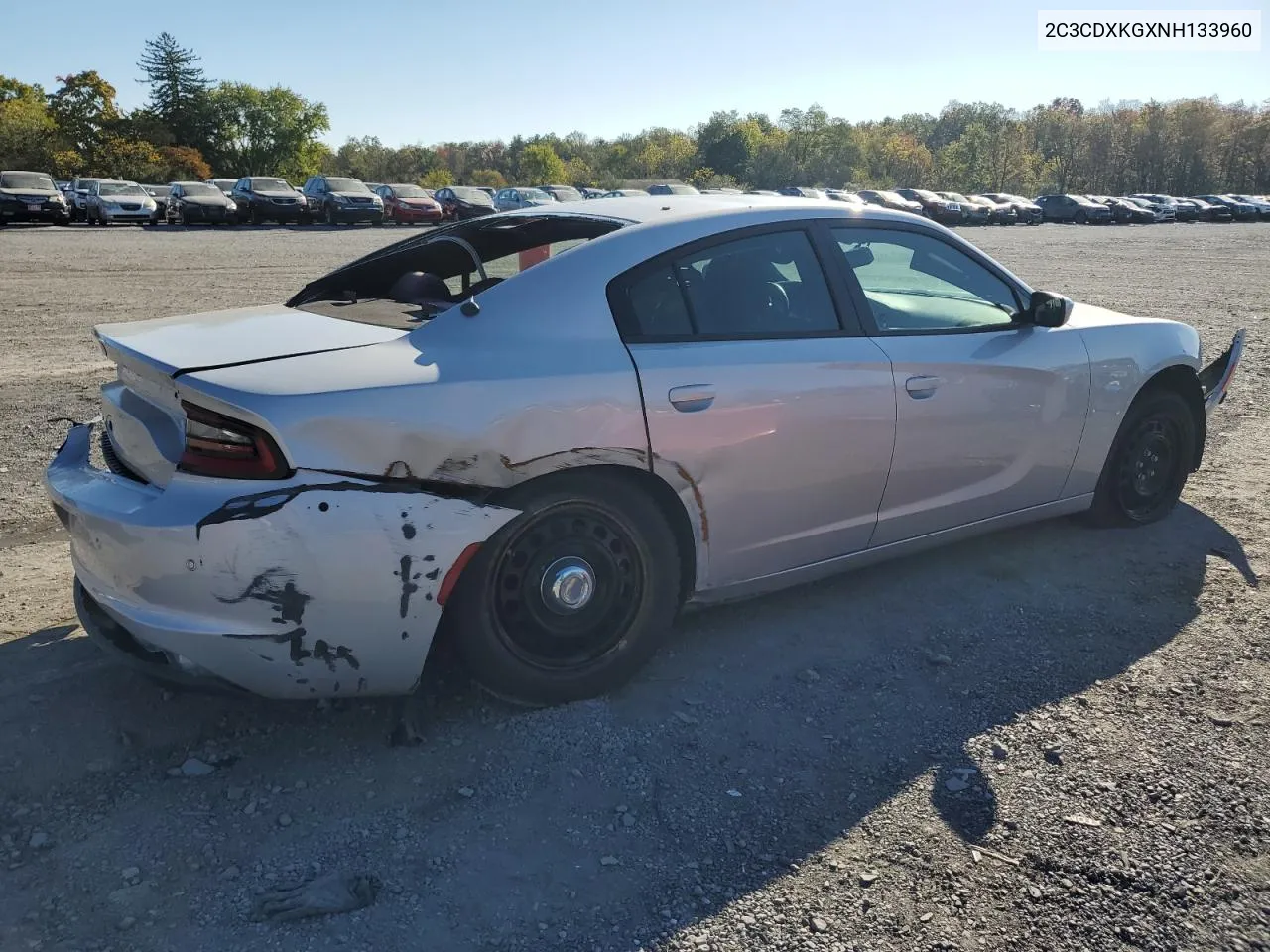 2022 Dodge Charger Police VIN: 2C3CDXKGXNH133960 Lot: 75735084