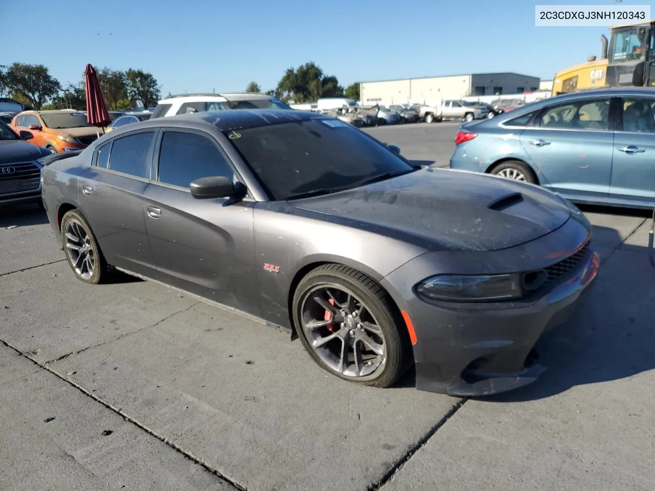 2022 Dodge Charger Scat Pack VIN: 2C3CDXGJ3NH120343 Lot: 75771264