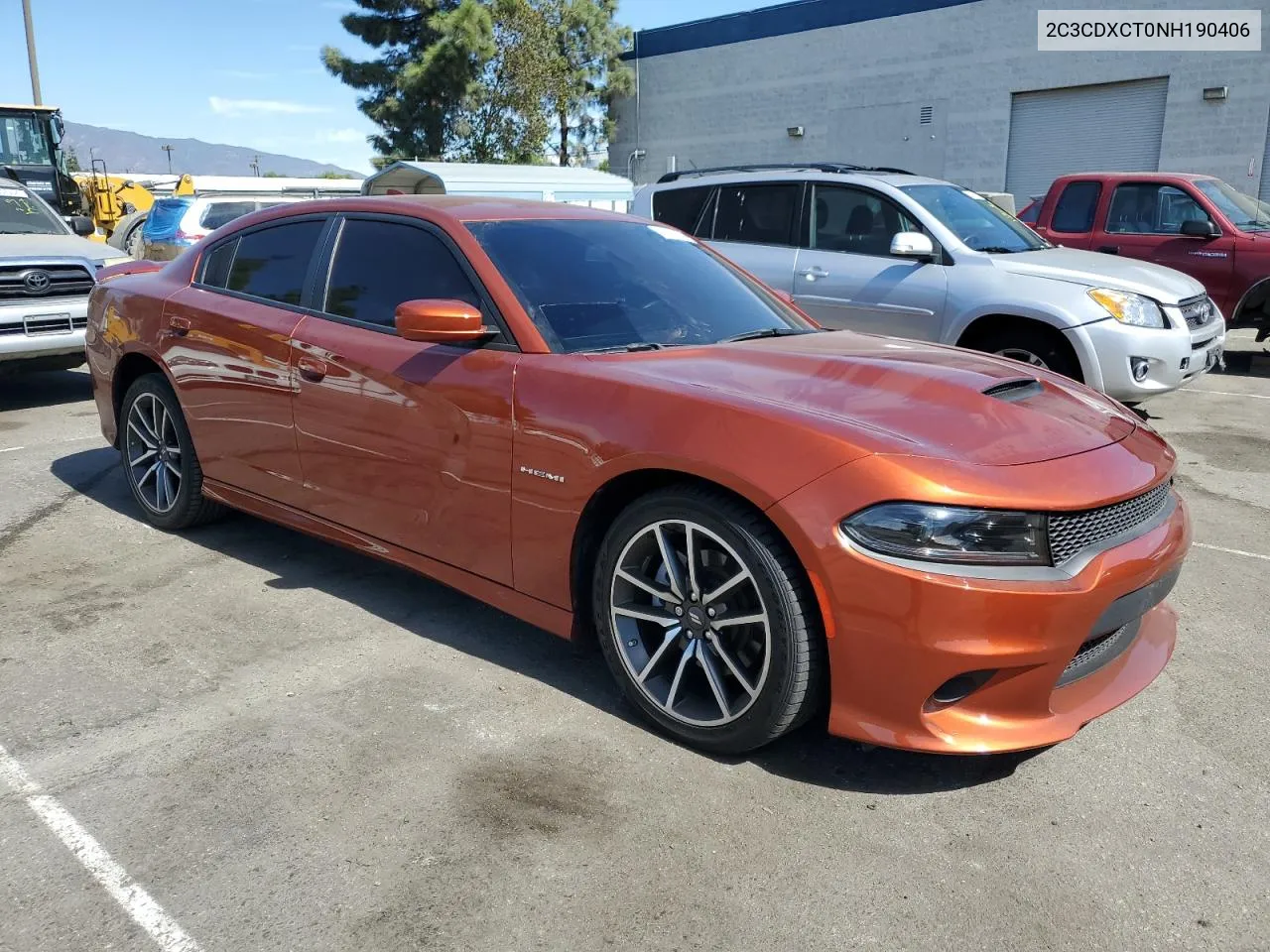 2022 Dodge Charger R/T VIN: 2C3CDXCT0NH190406 Lot: 75911274