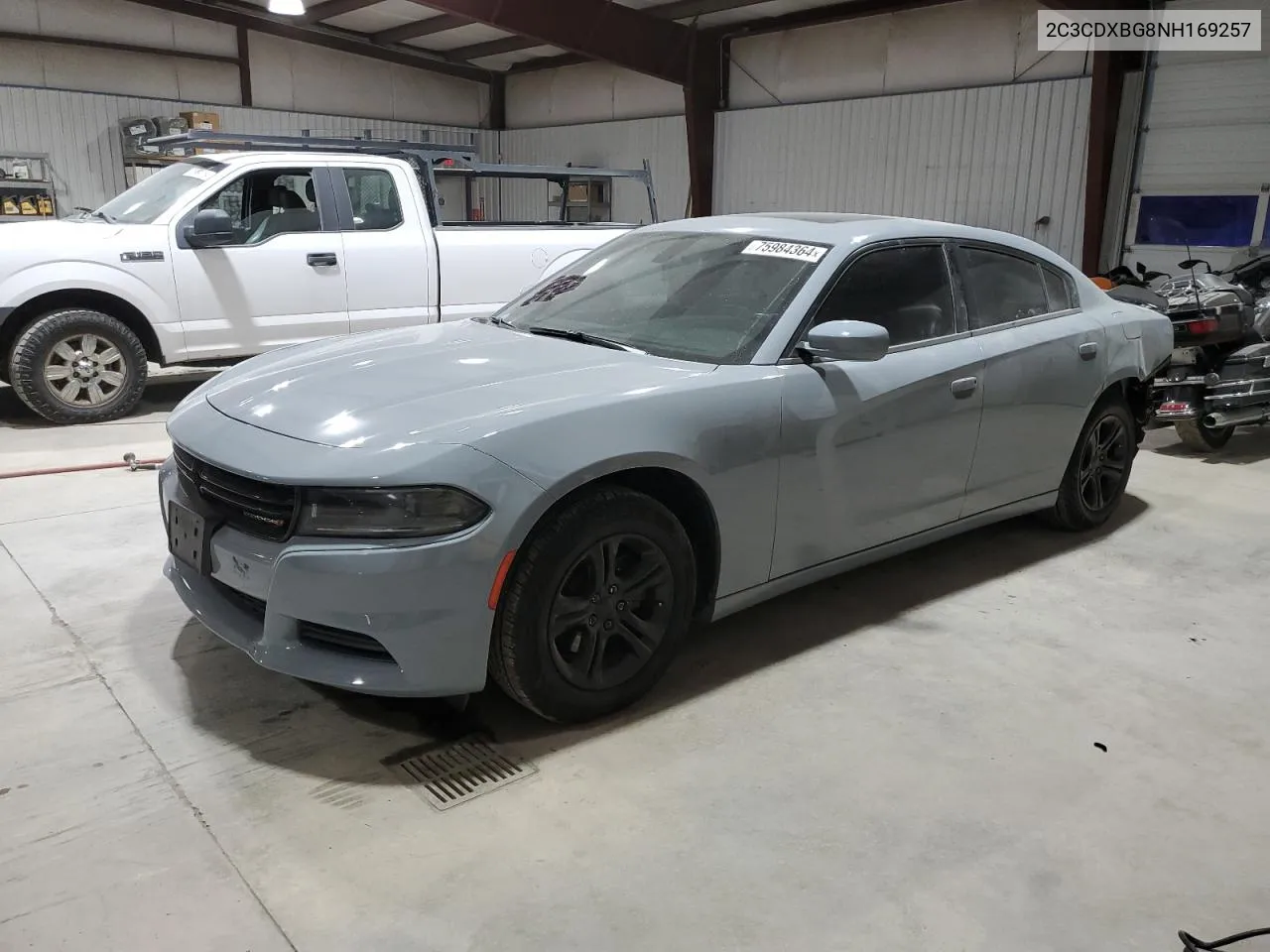 2022 Dodge Charger Sxt VIN: 2C3CDXBG8NH169257 Lot: 75984364