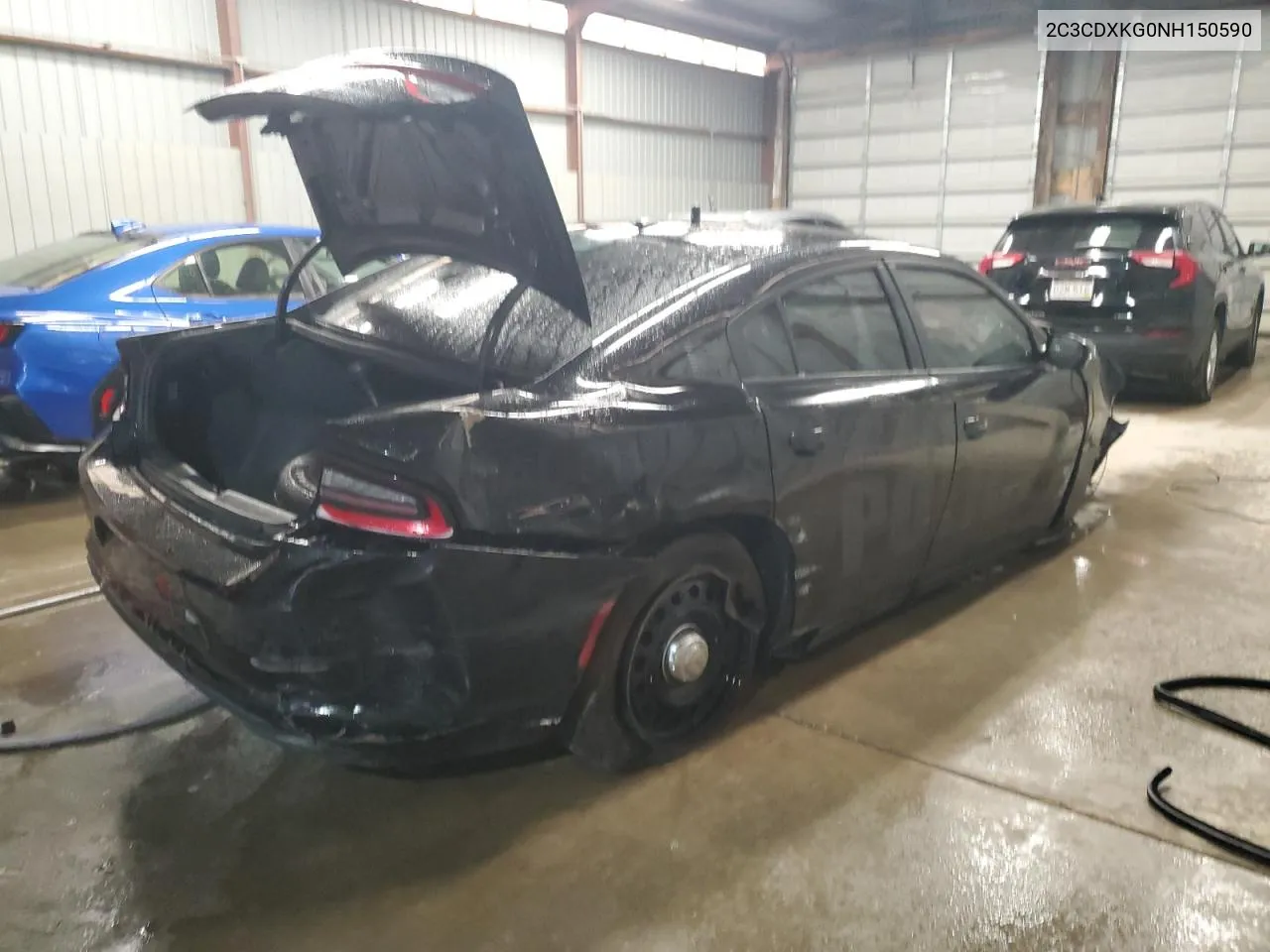 2022 Dodge Charger Police VIN: 2C3CDXKG0NH150590 Lot: 76006184