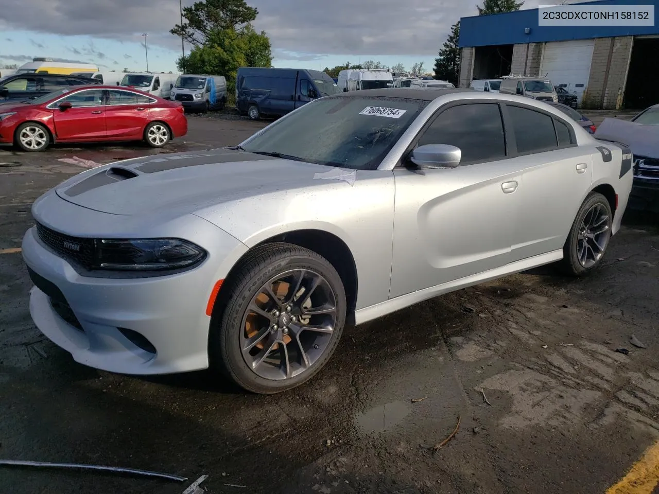 2022 Dodge Charger R/T VIN: 2C3CDXCT0NH158152 Lot: 76068754