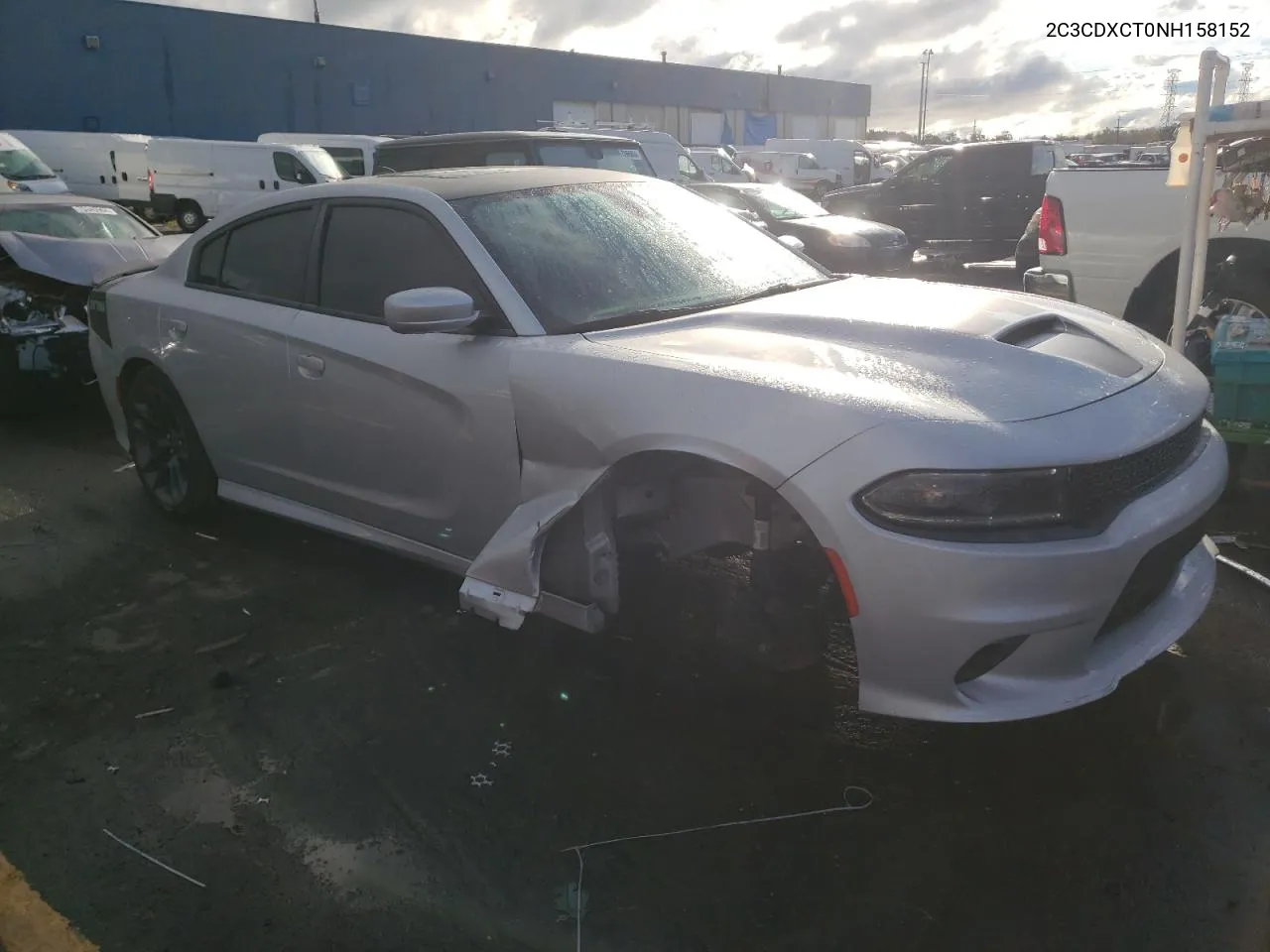 2022 Dodge Charger R/T VIN: 2C3CDXCT0NH158152 Lot: 76068754