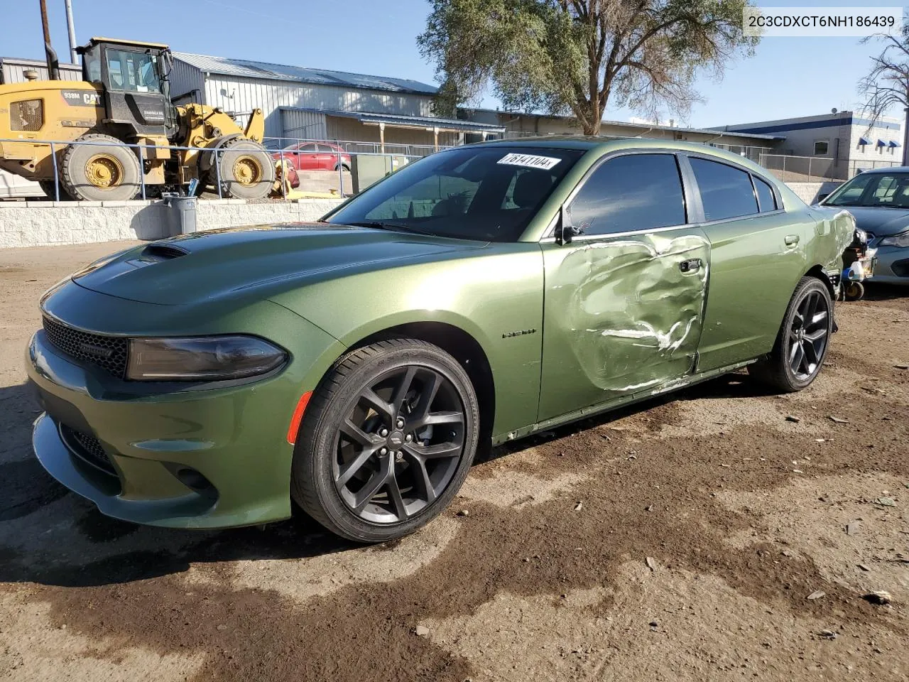 2022 Dodge Charger R/T VIN: 2C3CDXCT6NH186439 Lot: 76141104