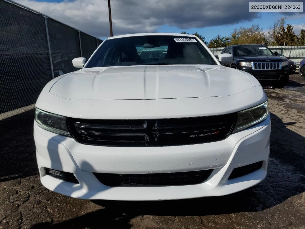 2022 Dodge Charger Sxt VIN: 2C3CDXBG8NH224063 Lot: 76390104