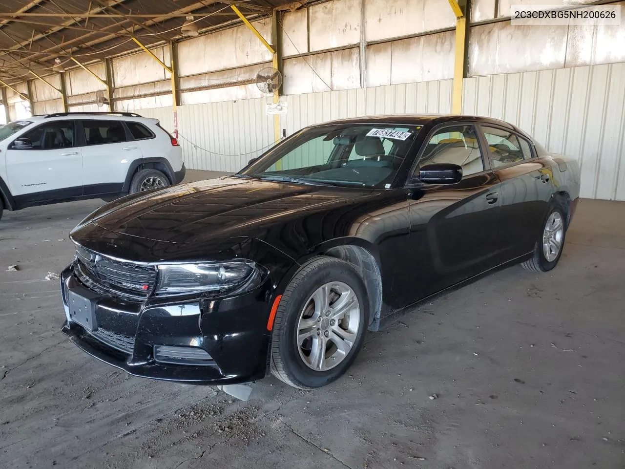 2022 Dodge Charger Sxt VIN: 2C3CDXBG5NH200626 Lot: 76837484