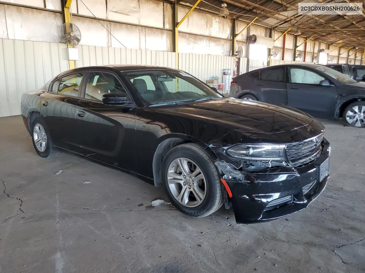 2022 Dodge Charger Sxt VIN: 2C3CDXBG5NH200626 Lot: 76837484