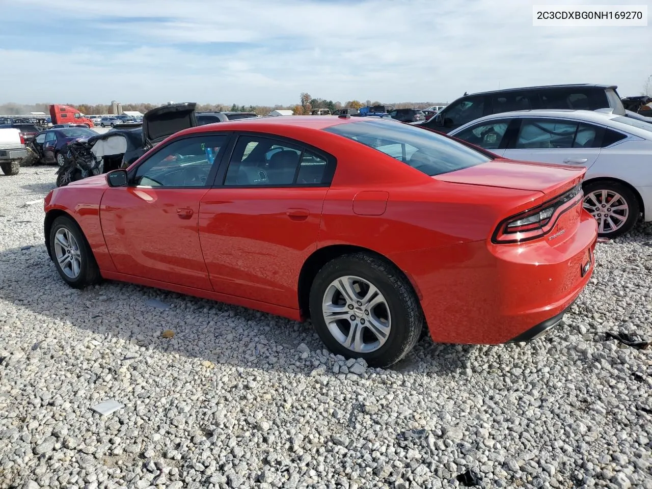 2022 Dodge Charger Sxt VIN: 2C3CDXBG0NH169270 Lot: 77854624