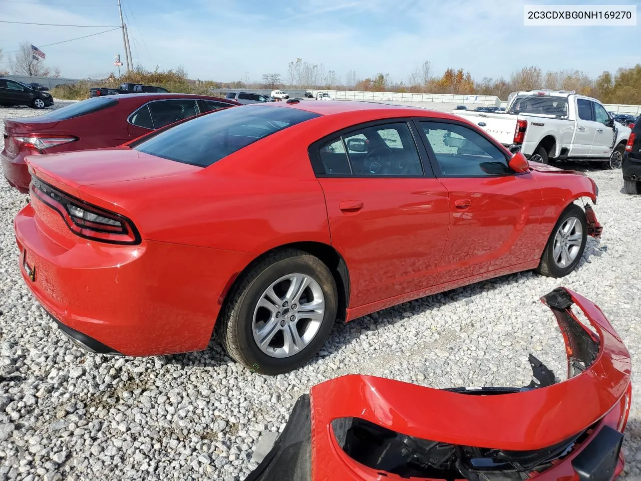 2022 Dodge Charger Sxt VIN: 2C3CDXBG0NH169270 Lot: 77854624