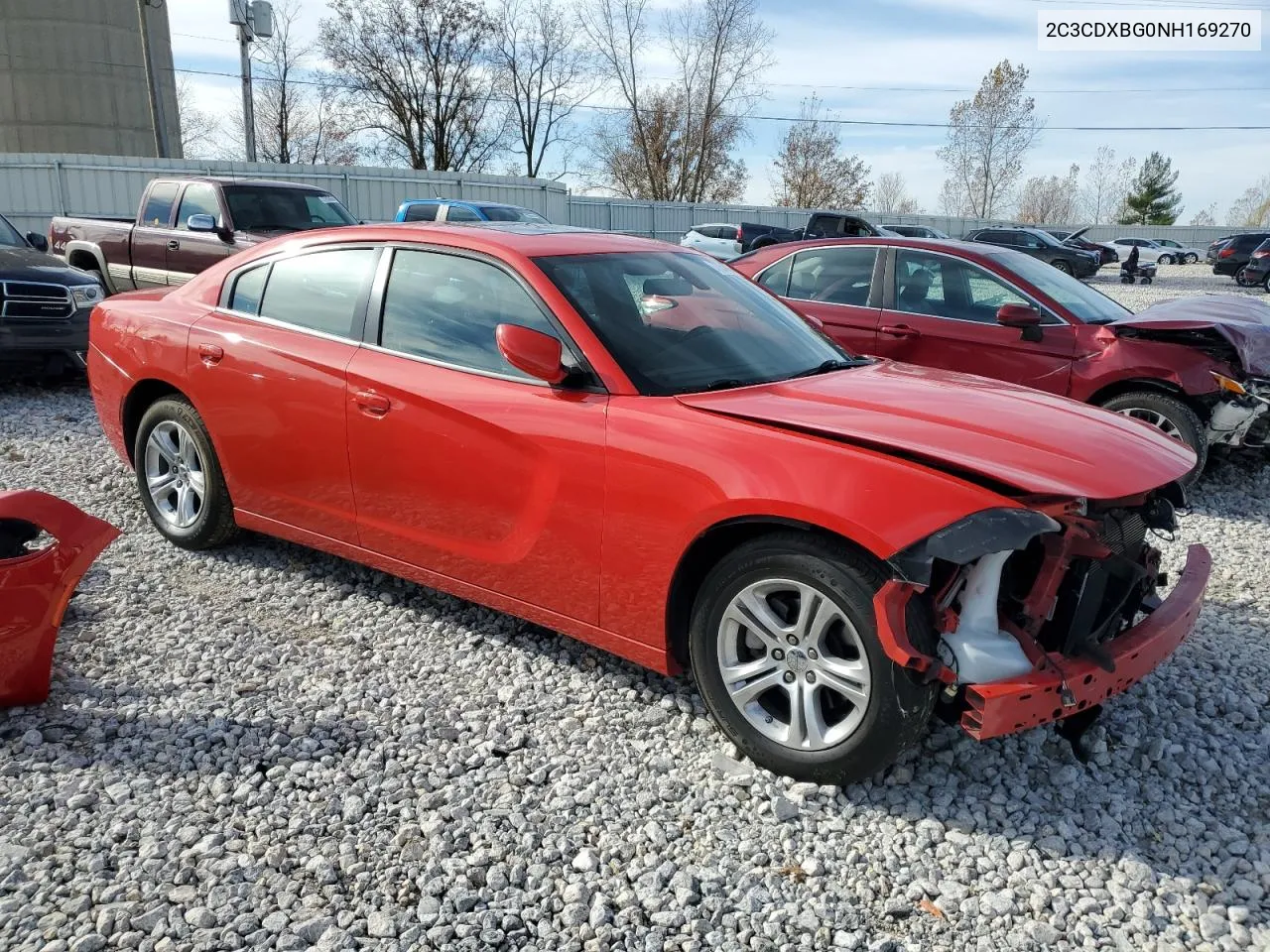 2022 Dodge Charger Sxt VIN: 2C3CDXBG0NH169270 Lot: 77854624