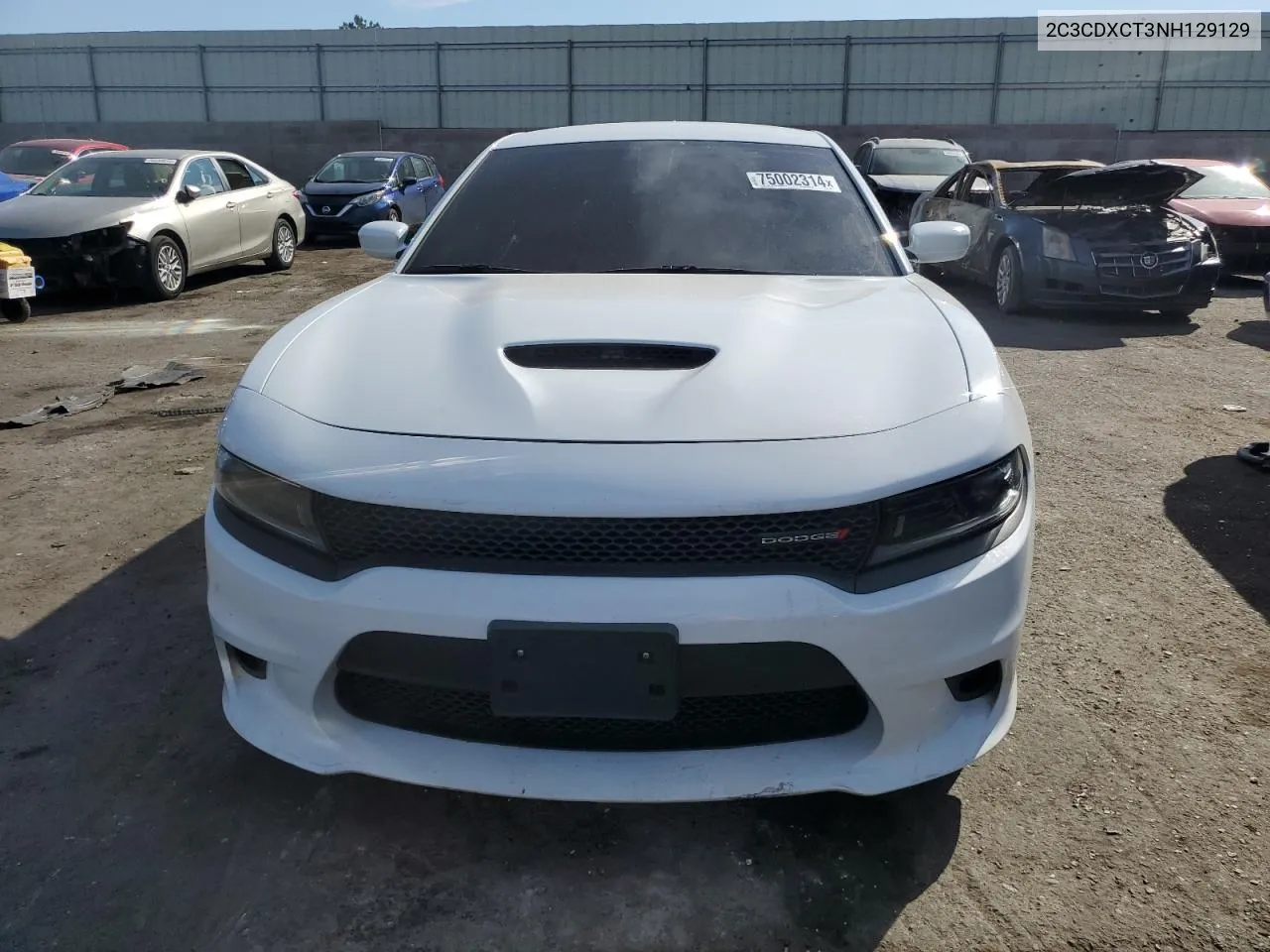 2022 Dodge Charger R/T VIN: 2C3CDXCT3NH129129 Lot: 77882414