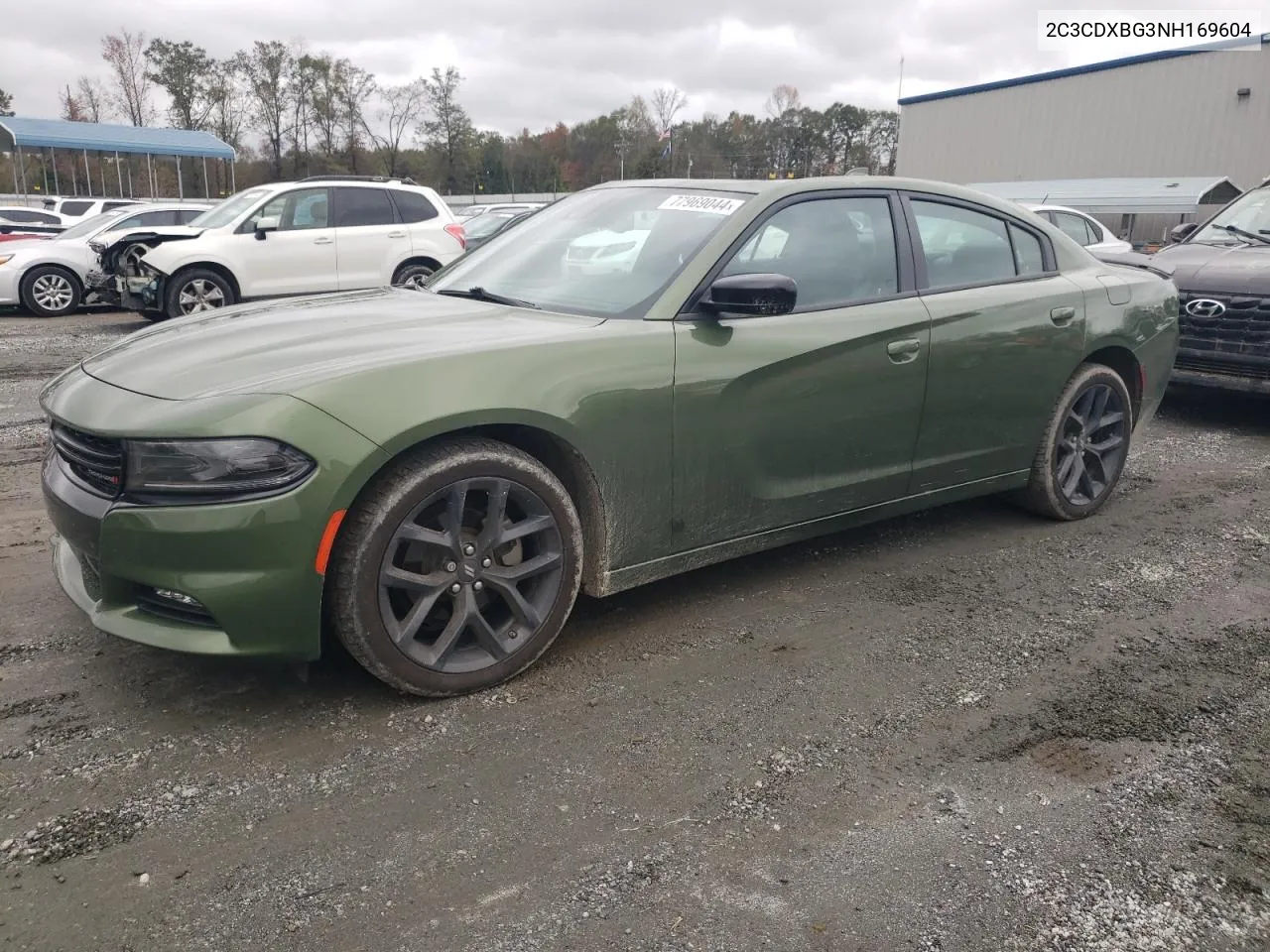 2022 Dodge Charger Sxt VIN: 2C3CDXBG3NH169604 Lot: 77969044