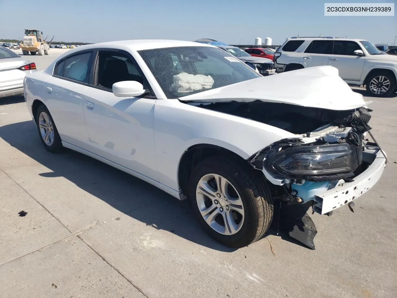 2022 Dodge Charger Sxt VIN: 2C3CDXBG3NH239389 Lot: 78180064