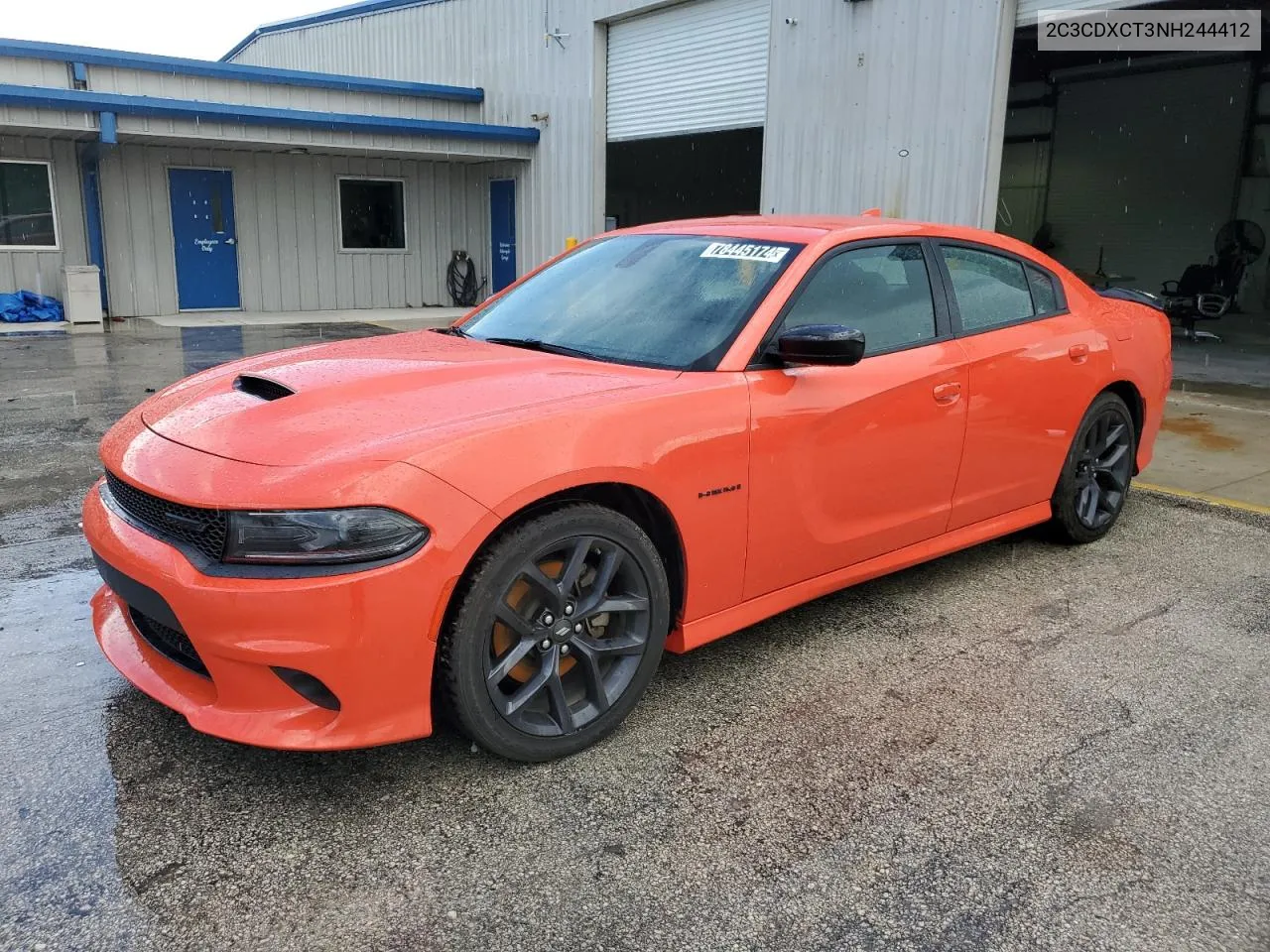 2022 Dodge Charger R/T VIN: 2C3CDXCT3NH244412 Lot: 78445174