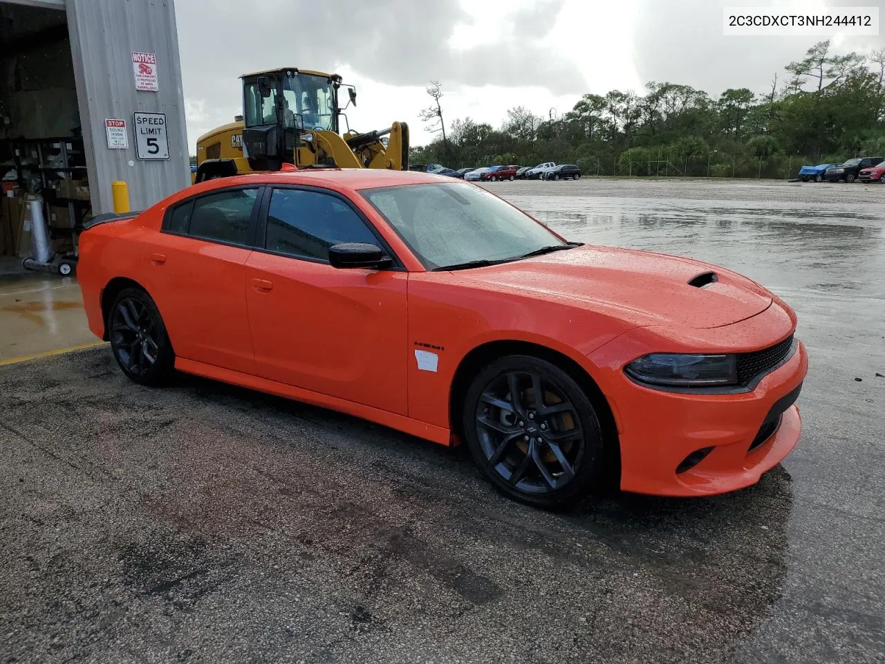 2022 Dodge Charger R/T VIN: 2C3CDXCT3NH244412 Lot: 78445174