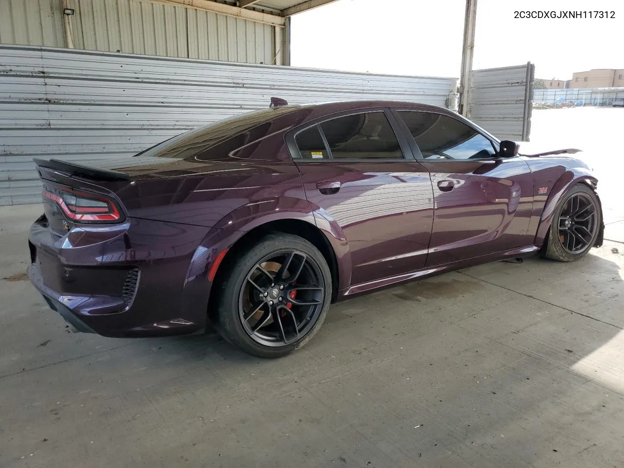 2022 Dodge Charger Scat Pack VIN: 2C3CDXGJXNH117312 Lot: 78456564