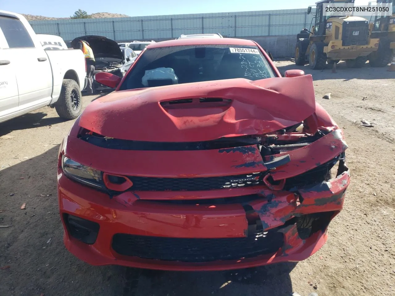 2022 Dodge Charger R/T VIN: 2C3CDXCT8NH251050 Lot: 78551744