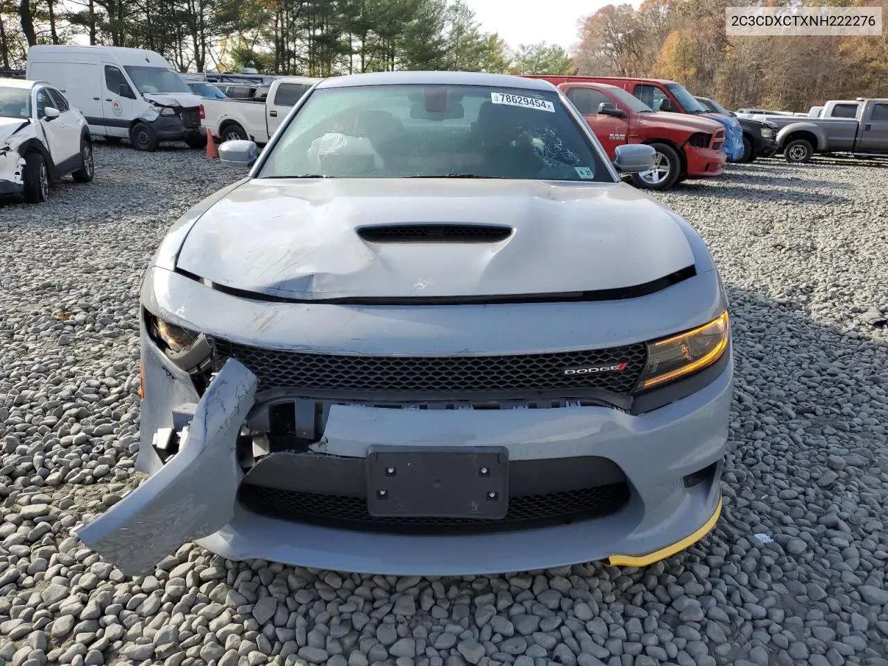 2022 Dodge Charger R/T VIN: 2C3CDXCTXNH222276 Lot: 78629454