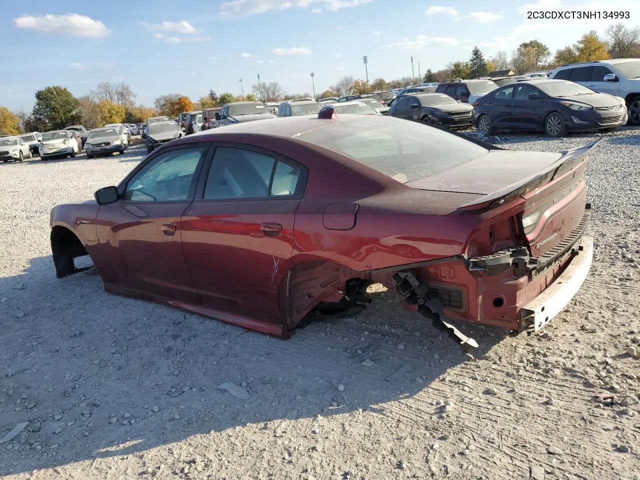 2022 Dodge Charger R/T VIN: 2C3CDXCT3NH134993 Lot: 78632054