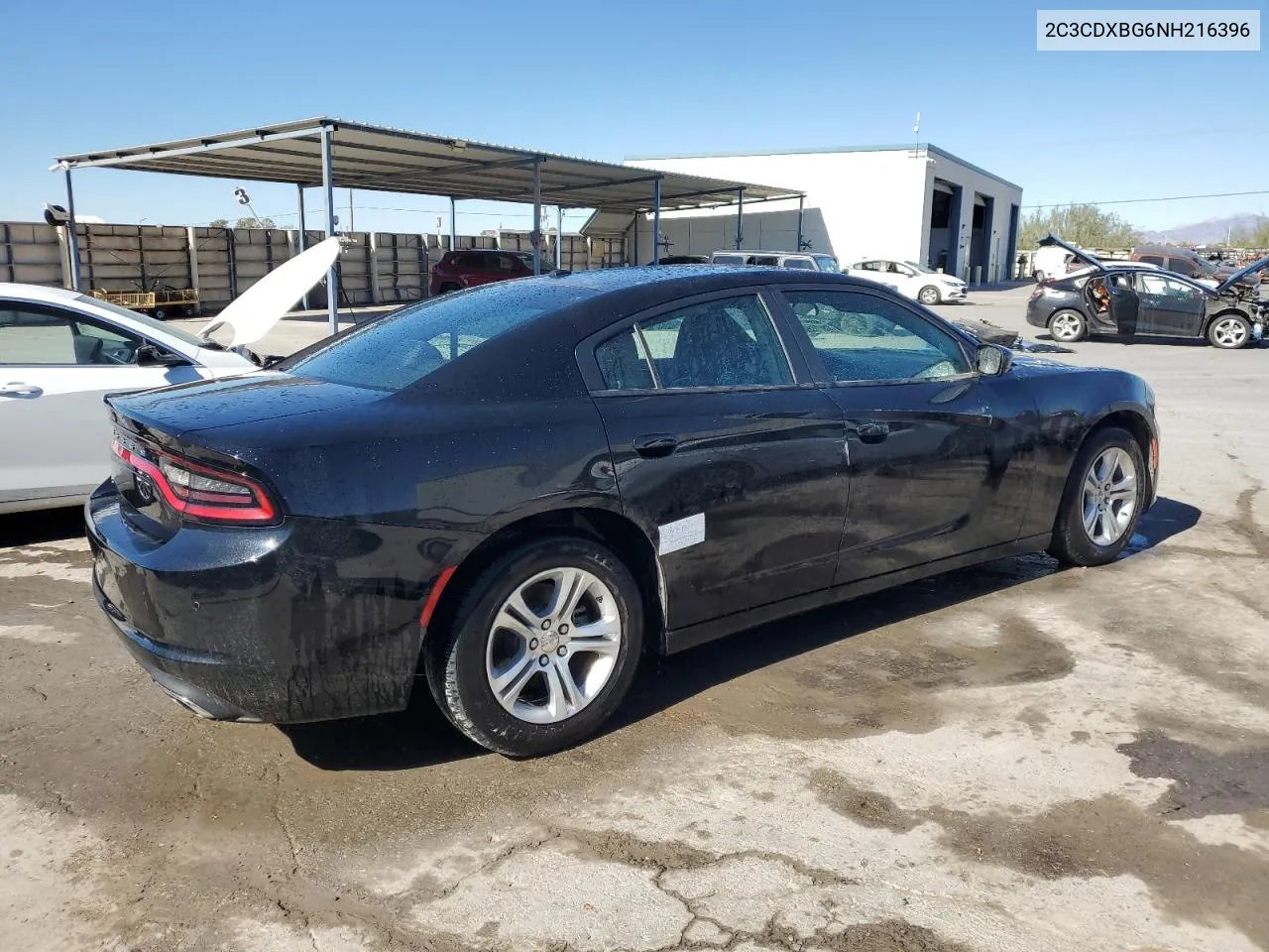 2022 Dodge Charger Sxt VIN: 2C3CDXBG6NH216396 Lot: 79356944