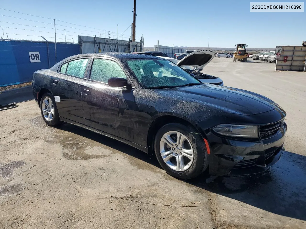 2022 Dodge Charger Sxt VIN: 2C3CDXBG6NH216396 Lot: 79356944