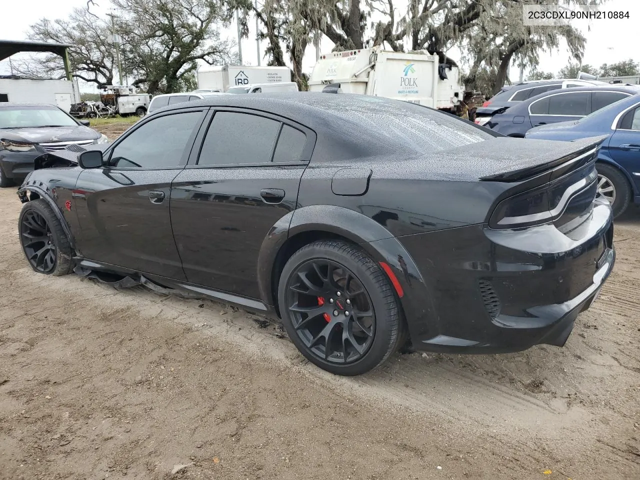 2022 Dodge Charger Srt Hellcat VIN: 2C3CDXL90NH210884 Lot: 79446294