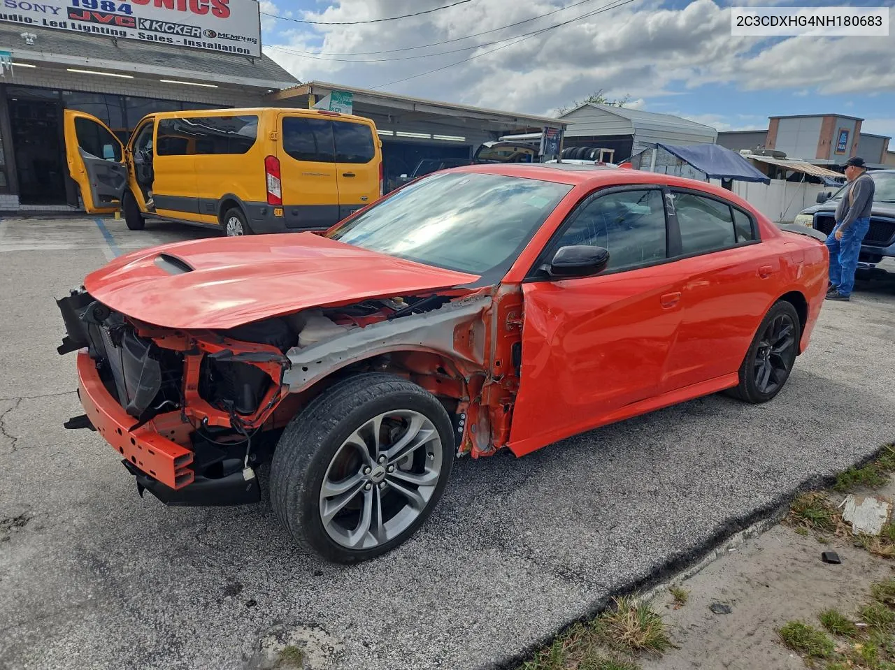 2022 Dodge Charger Gt VIN: 2C3CDXHG4NH180683 Lot: 79462584