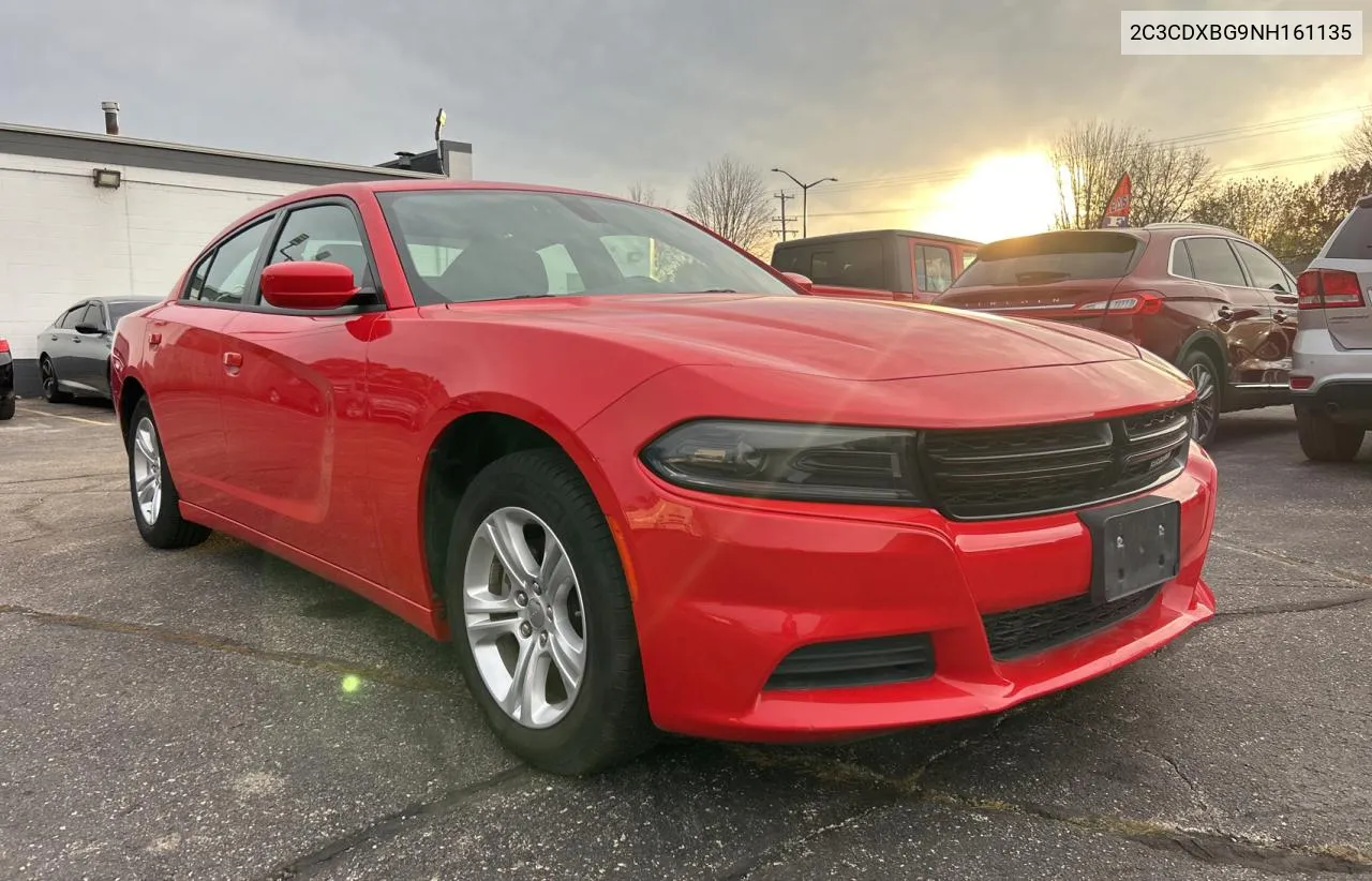 2022 Dodge Charger Sxt VIN: 2C3CDXBG9NH161135 Lot: 80983224