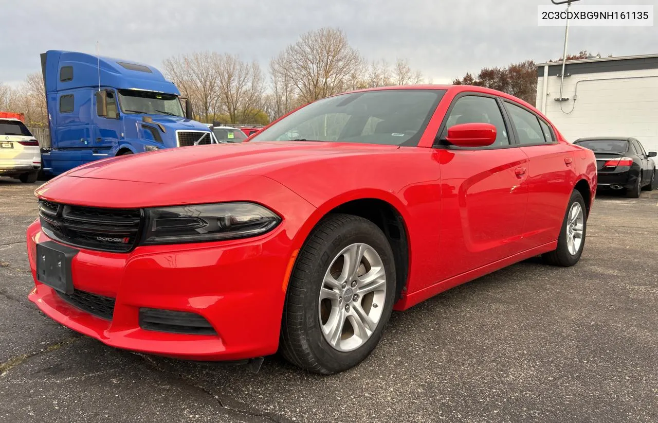 2022 Dodge Charger Sxt VIN: 2C3CDXBG9NH161135 Lot: 80983224